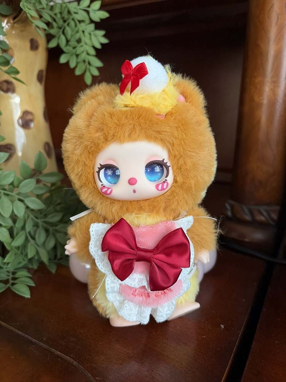 Liila Toys Liila's Chef Kitten Sweet Orange Molten Bagel Plush Pendant